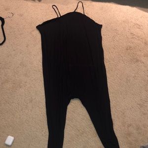 Free people baggy pant romper